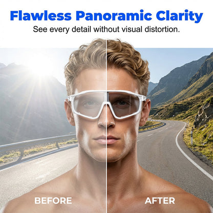 📢📢50% OFF !! ⏰Photochromic Cycling Sunglasses with UV400 Protection
