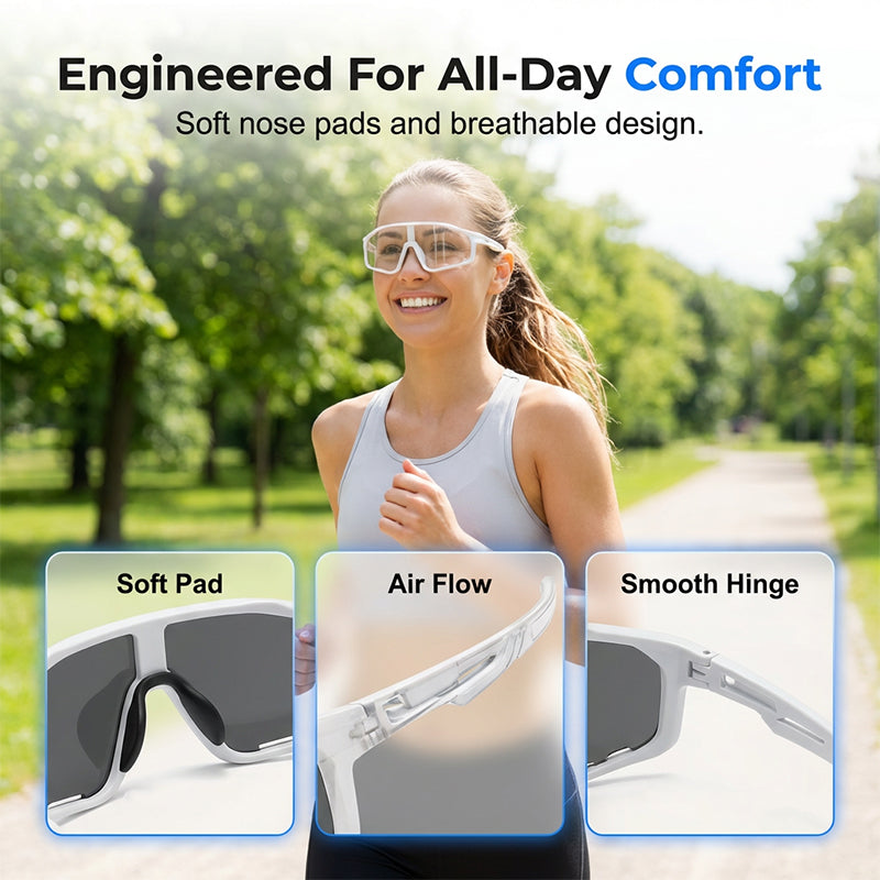 📢📢50% OFF !! ⏰Photochromic Cycling Sunglasses with UV400 Protection