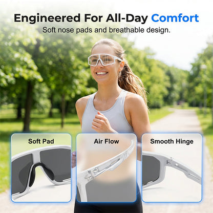 📢📢50% OFF !! ⏰Photochromic Cycling Sunglasses with UV400 Protection