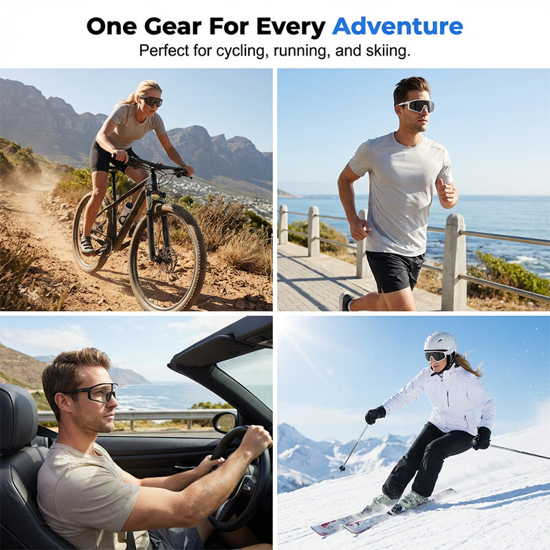 📢📢50% OFF !! ⏰Photochromic Cycling Sunglasses with UV400 Protection