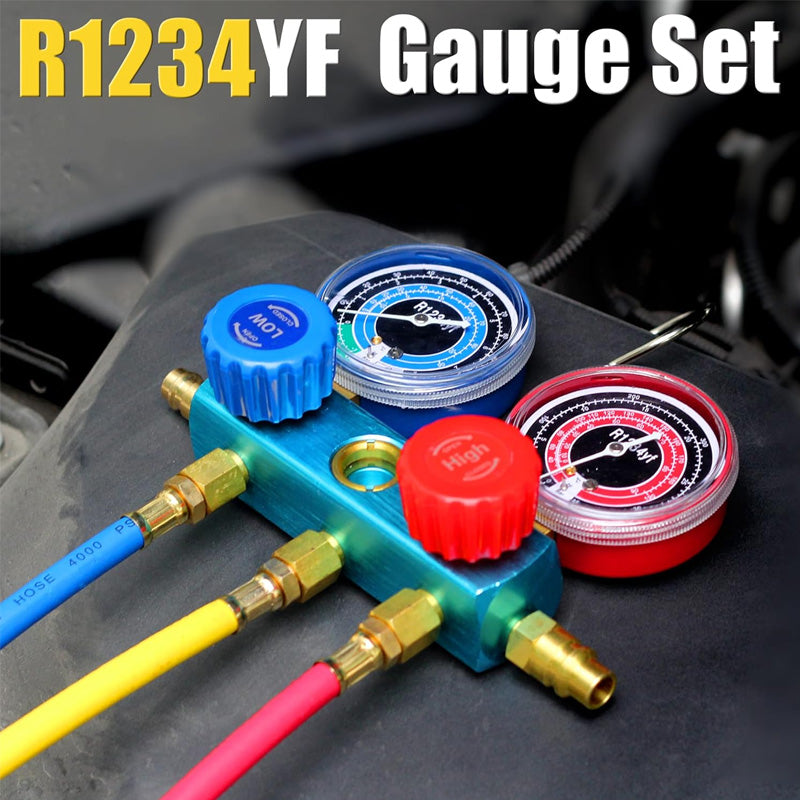 🏆❄️❄️🧰3 Way R134/R22/R410 AC Gauges