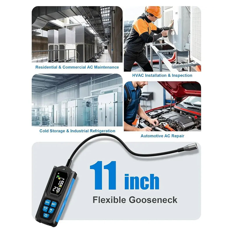 🔧 Rechargeable Halogen Leak Detector for Air Conditioner