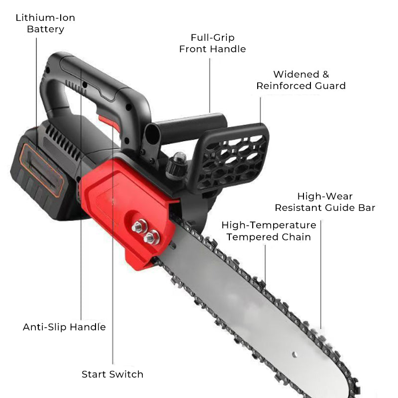 🔥LAST DAY SALE 50% OFF⚡Cordless high-power lithium battery chainsaw