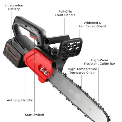🔥LAST DAY SALE 50% OFF⚡Cordless high-power lithium battery chainsaw