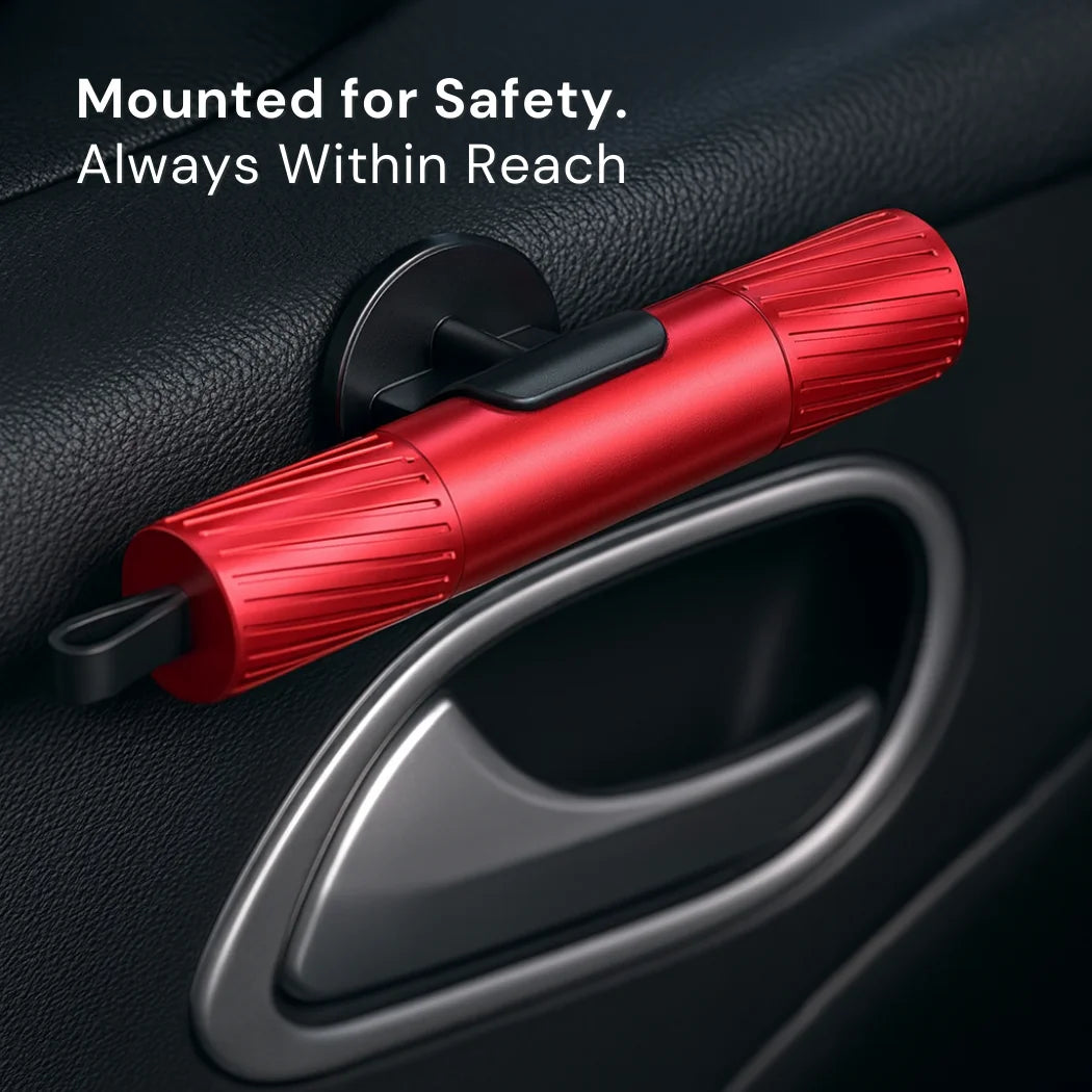 🚘A must-have for car owners✂️Mini quick-release window lifts and seatbelt cutters