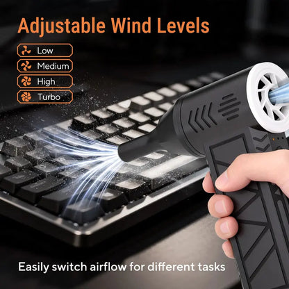 Handheld Cordless Mini Air Blower Three-Speed Adjustment
