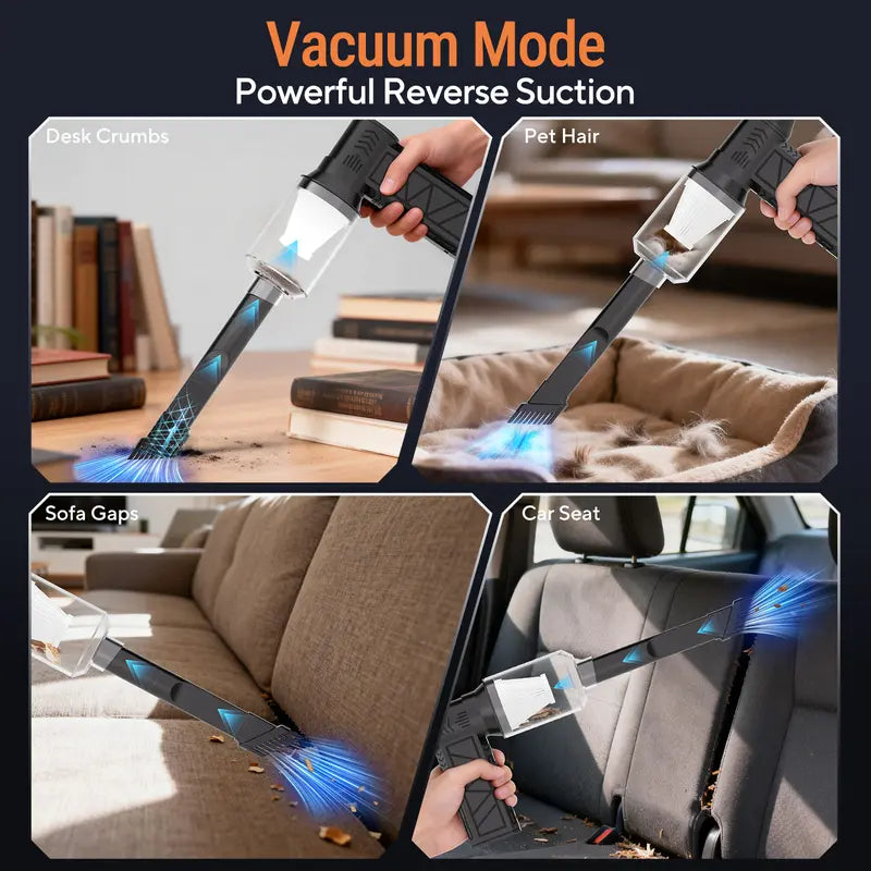 Handheld Cordless Mini Air Blower Three-Speed Adjustment