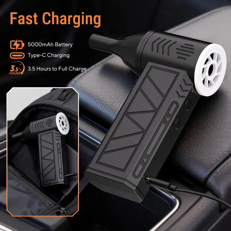 Handheld Cordless Mini Air Blower Three-Speed Adjustment