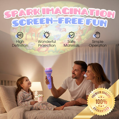 Early Education Projector Torch for Kids 🔦 Click, Project & Learn