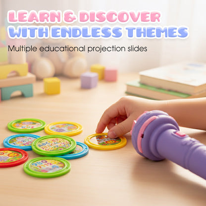 Early Education Projector Torch for Kids 🔦 Click, Project & Learn