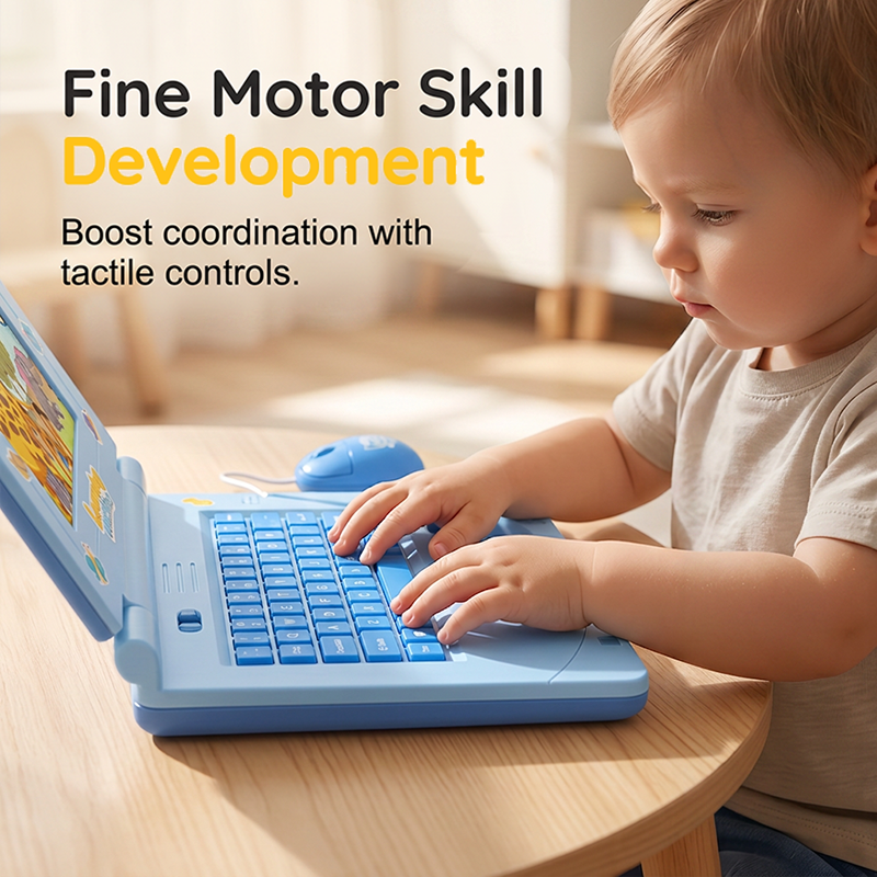 🎵 50% OFF! Interactive Simulation Toy Laptop – Scrolling screen