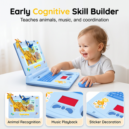 🎵 50% OFF! Interactive Simulation Toy Laptop – Scrolling screen