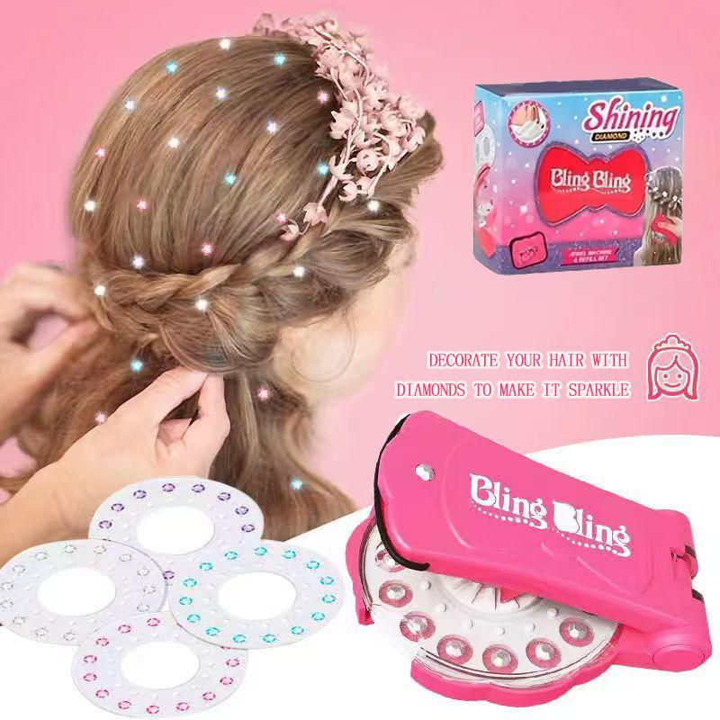 ✨Glitter Diamond Hair Gemstone Styling Set