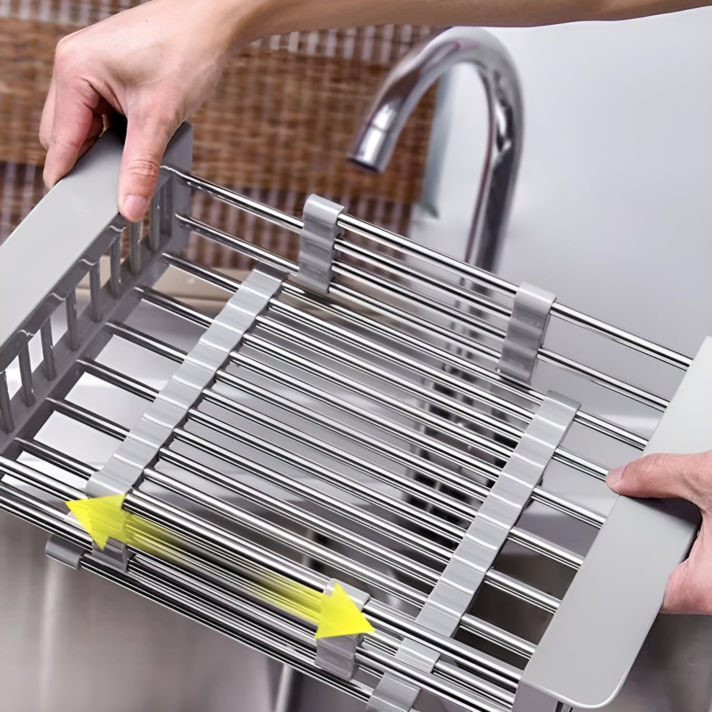 Extend kitchen sink drain basket