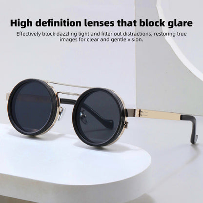 Adjustable 1-9 High Quality Sunglasses Fishing Rounded Polarized Glasses