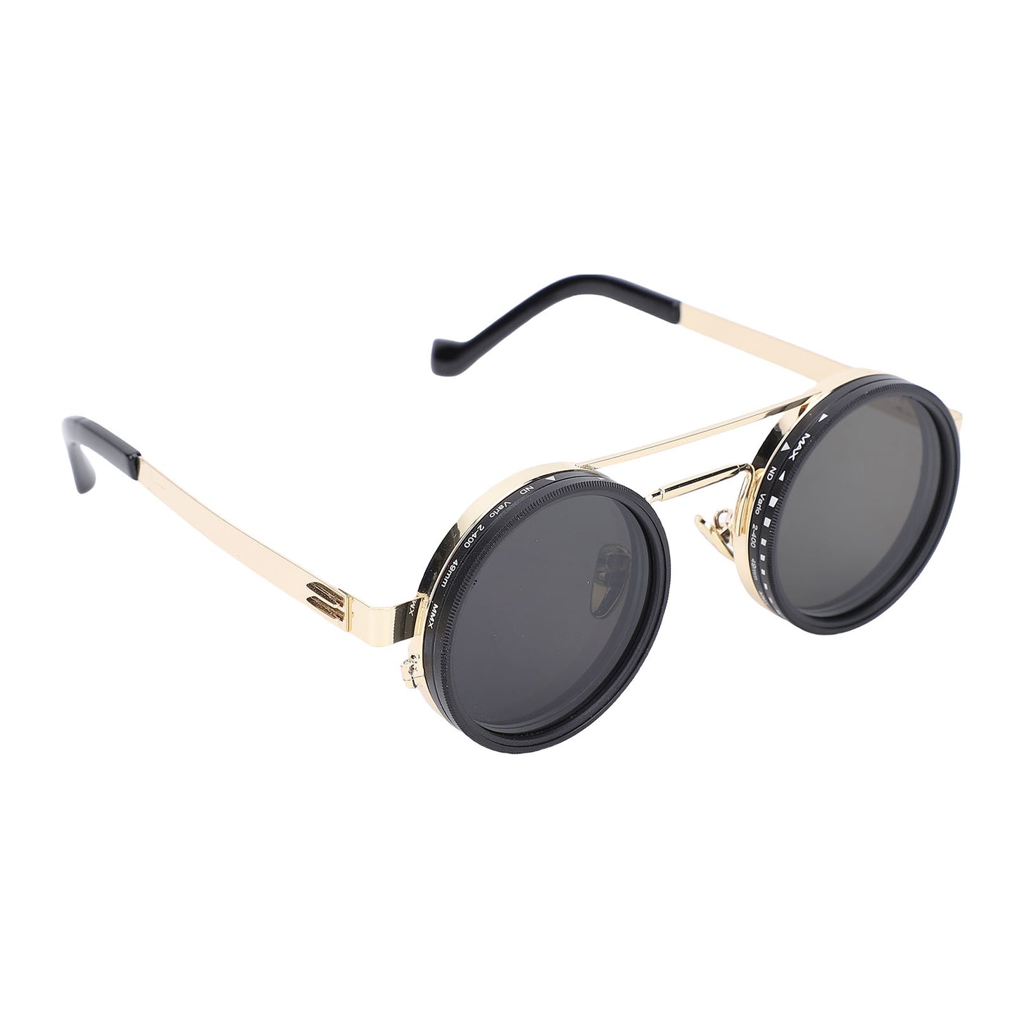 Adjustable 1-9 High Quality Sunglasses Fishing Rounded Polarized Glasses