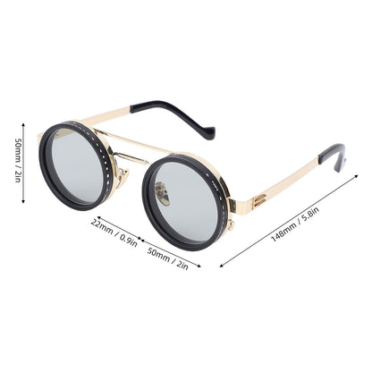 Adjustable 1-9 High Quality Sunglasses Fishing Rounded Polarized Glasses