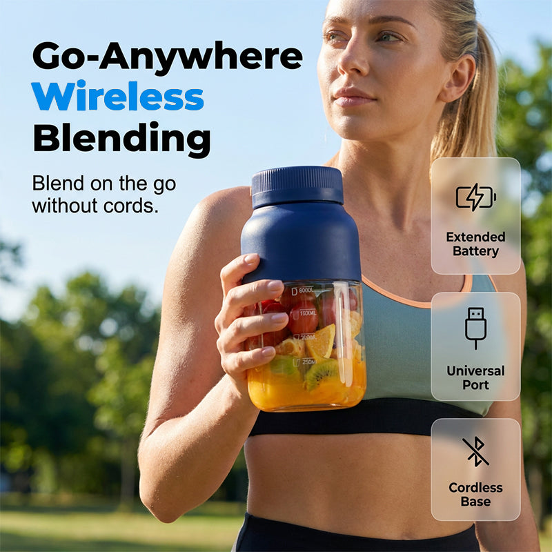 High-Capacity Cordless Juicer Cup