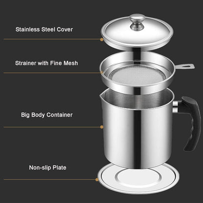 Modern Kitchen Oil Dispenser with Tray and Lid