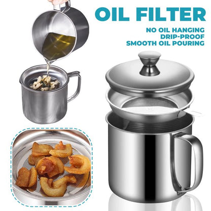 Modern Kitchen Oil Dispenser with Tray and Lid