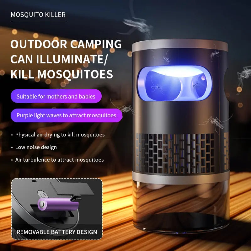 2026 Model Suction Mosquito Killer Lamp: Light Attraction + High-Speed Airflow for Strong Suction + Bionic Trap with Quiet Operation