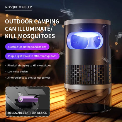 2026 Model Suction Mosquito Killer Lamp: Light Attraction + High-Speed Airflow for Strong Suction + Bionic Trap with Quiet Operation
