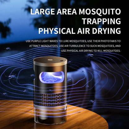 2026 Model Suction Mosquito Killer Lamp: Light Attraction + High-Speed Airflow for Strong Suction + Bionic Trap with Quiet Operation