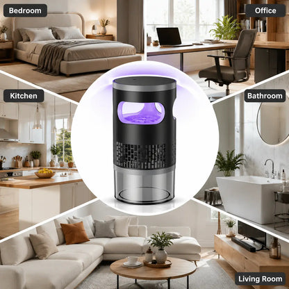 2026 Model Suction Mosquito Killer Lamp: Light Attraction + High-Speed Airflow for Strong Suction + Bionic Trap with Quiet Operation