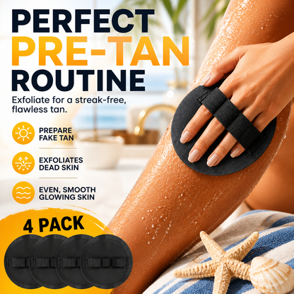Body Scrubber Exfoliating Glove Bath Shower Mitt Dead Skin Remover Massage Pad