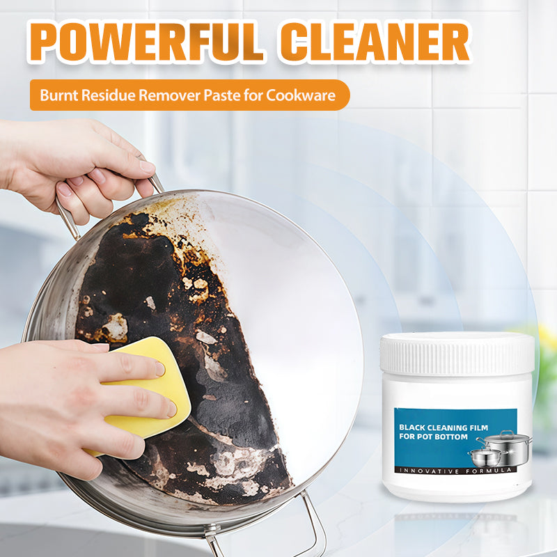 Paste remover for burnt cookware – deep cleaning for pots/pans without scratches