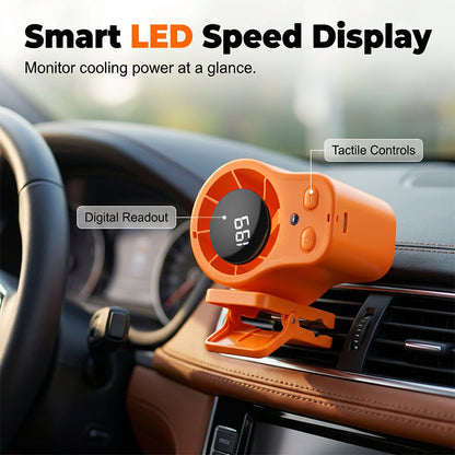 ⏰Hands-Free Personal Cooling Fan with LED Display