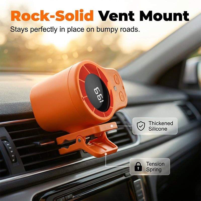 ⏰Hands-Free Personal Cooling Fan with LED Display