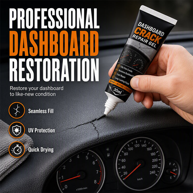 🚗50% OFF NOW! Professional Car Dashboard Crack Repair Gel‑Quick‑Drying Seamless Filler with UV Protection