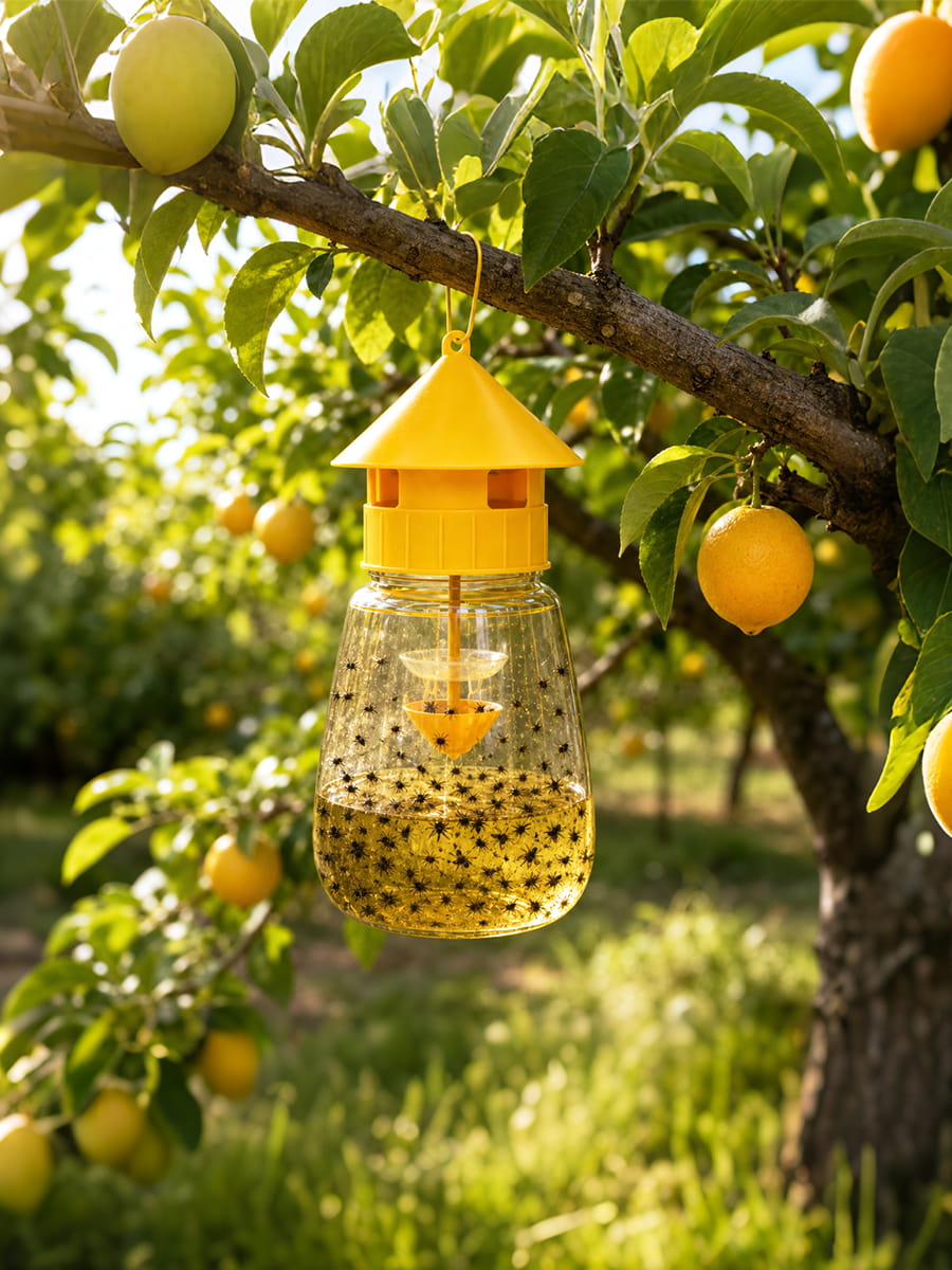 Reusable Hanging Fly Trap🚫🦟 – Safe for Indoor & Outdoor