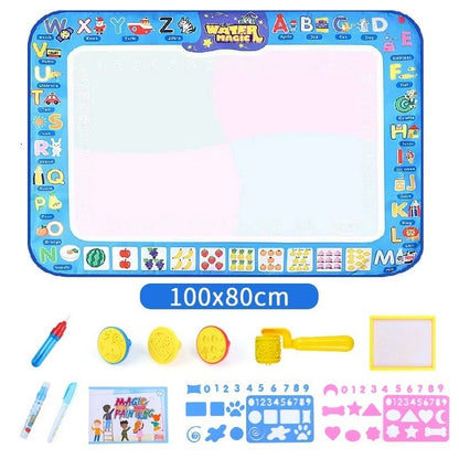 🔥Last Day Promotion 50% OFF🎁Water Doodle Mat ,Aqua Painting Drawing Mat Mess Free Learning Toy Mat