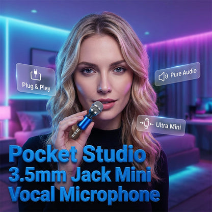 3.5mm Jack Mini Vocal Microphone