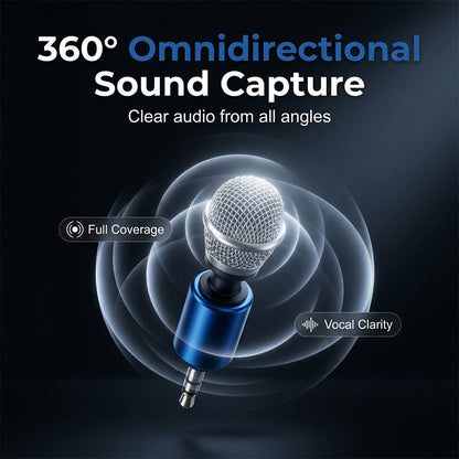 3.5mm Jack Mini Vocal Microphone