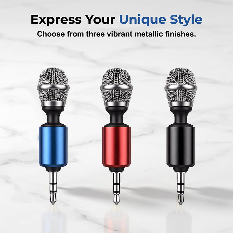 3.5mm Jack Mini Vocal Microphone