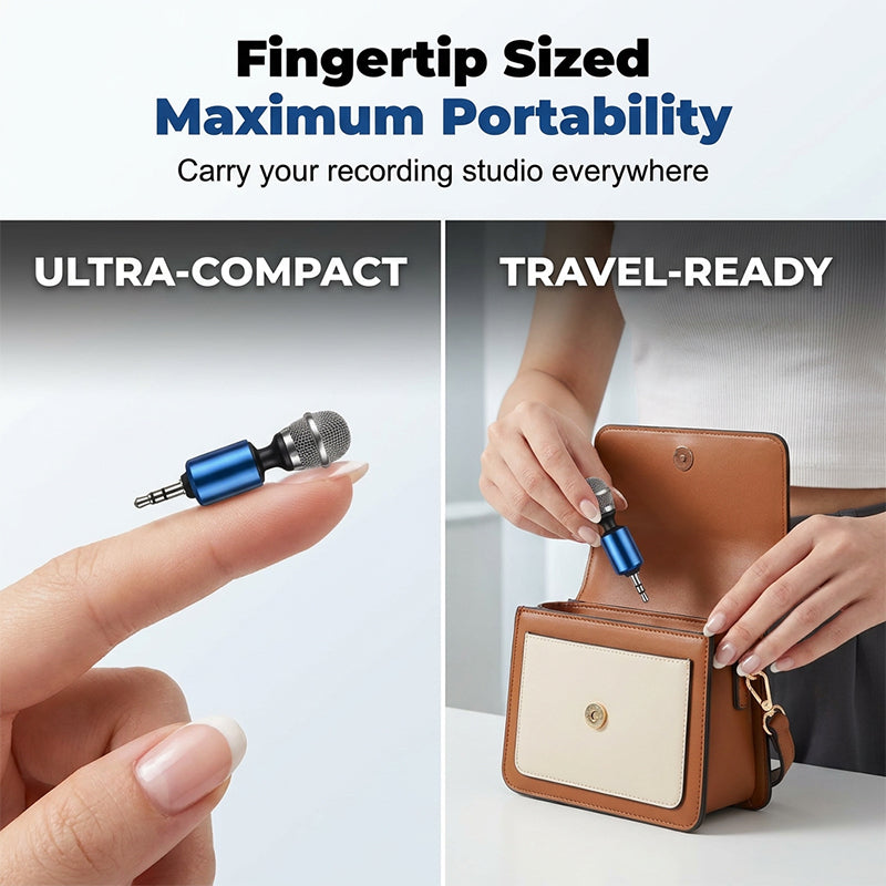 3.5mm Jack Mini Vocal Microphone