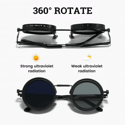 🔥Adjustable Tint Rounded Polarized Lenses