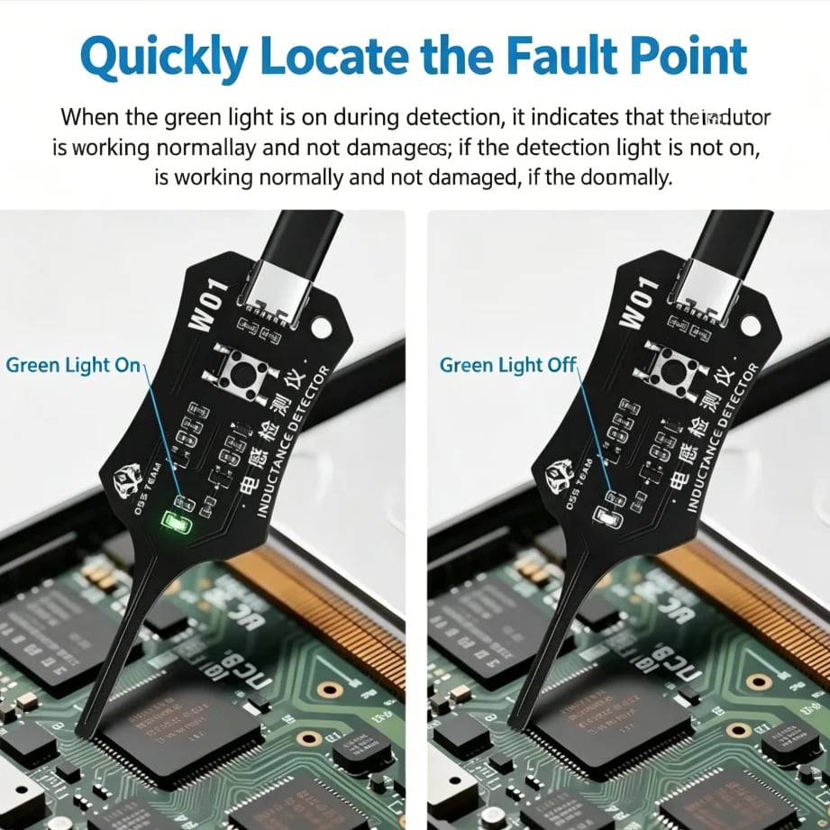 ✨In-Circuit Electromagnetic Inductance Tester