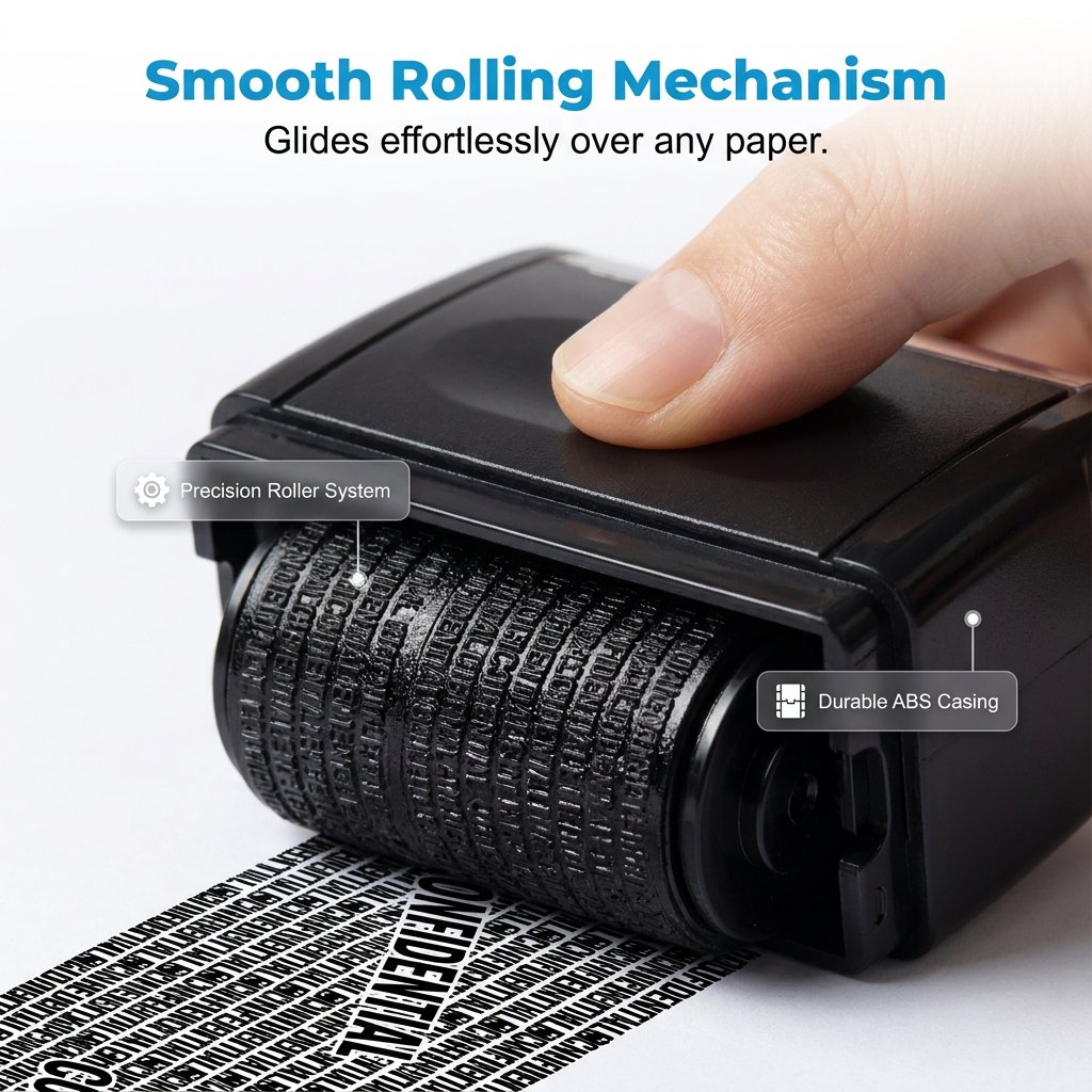 💯🔥Privacy Protection Security Roller Stamp — Address & Billing Info Blocker, Home & Office Mailing Essentials
