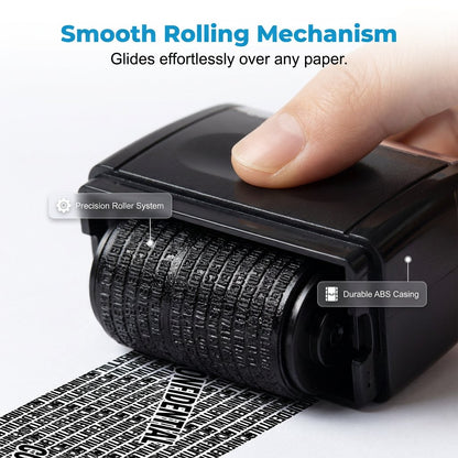 💯🔥Privacy Protection Security Roller Stamp — Address & Billing Info Blocker, Home & Office Mailing Essentials