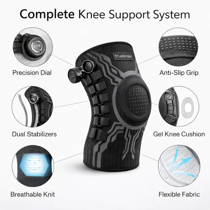 Knob-type knee brace