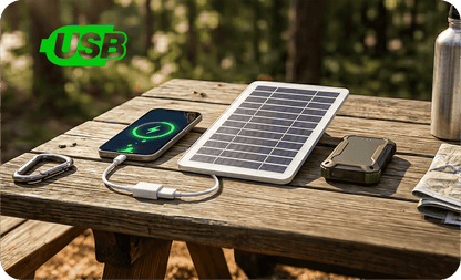 2W 5VPortable Solar Panel Charger InfinitePowerFearless Adventures