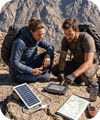 2W 5VPortable Solar Panel Charger InfinitePowerFearless Adventures