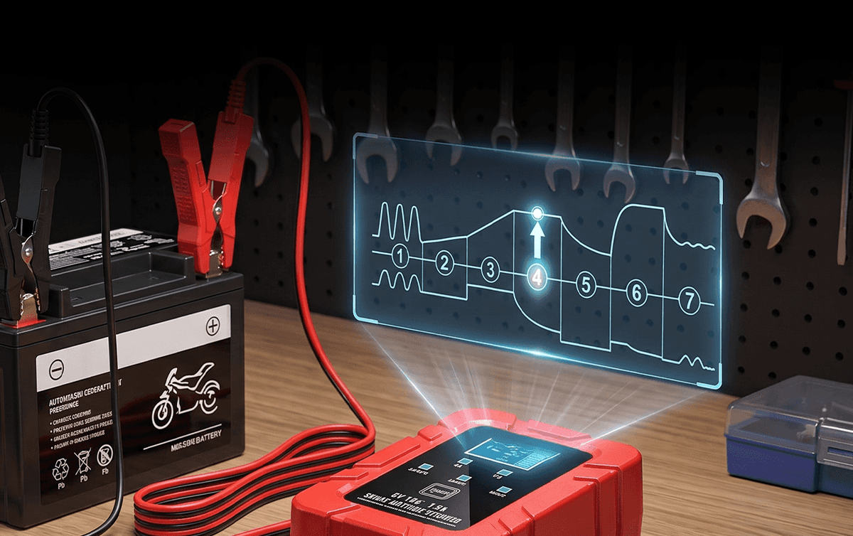 Smart Trickle Battery Charger and Maintainer(1.5A 6/12V)