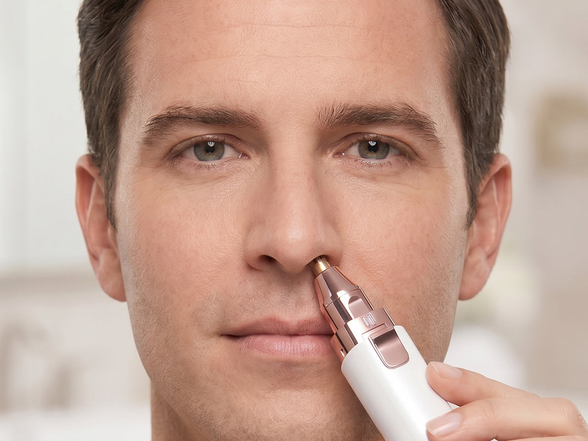 2026 HOT SALE 🥳 50K+ SOLD! 2-in-1 Facial Hair Remover & Eyebrow Trimmer