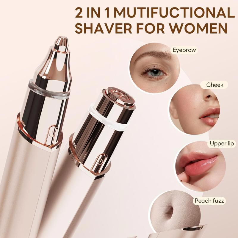 2026 HOT SALE 🥳 50K+ SOLD! 2-in-1 Facial Hair Remover & Eyebrow Trimmer