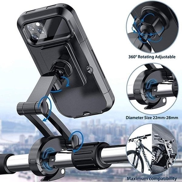 🔥Limited Time Special Sale 50% OFF💧Waterproof Bicycle & Motorcycle Phone Holder